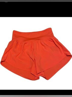 DSG Stride high rise short Orange Inner liner S Athletic Running Activewear NWT
